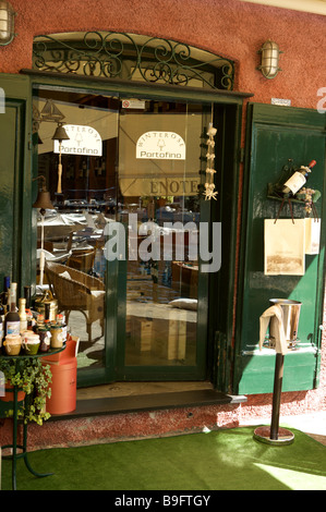 Die Bar „Winter Rose“ in Portofino, Amalfiküste, Italien Stockfoto