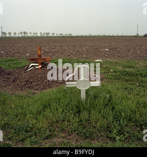 Rumänien Banat Ciacovar Armen-Grab Hof Stockfoto