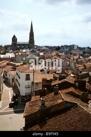 Frankreich-Deux-Sèvres-Parthenay mittelalterliche Viertel Stockfoto