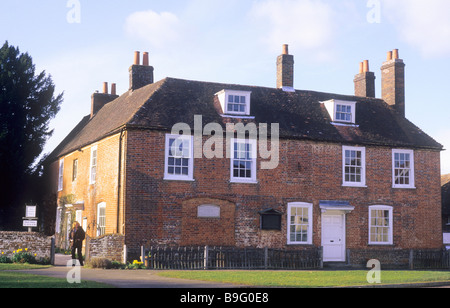 Jane Austen House Chawton Hampshire England UK Museum Haus des 19. Jahrhunderts englische Schriftsteller Schriftsteller Autor frühere Buchung inn Stockfoto