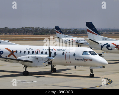 Regional Express Flugzeuge am Flughafen Melbourne Tullamarine, Victoria Stockfoto