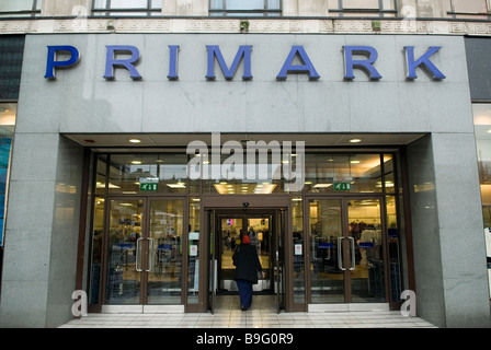 Primark Haupteingang Manchester UK Stockfoto