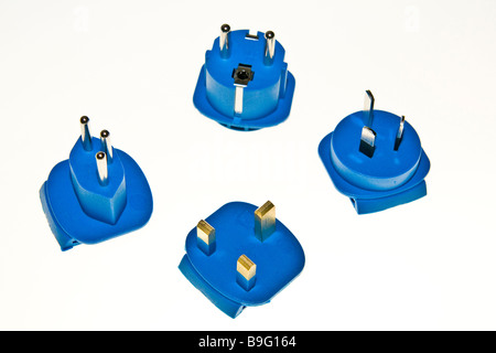 elektronischer Geräte internationale Stecker mehrere Power Adapter Strom Stockfoto