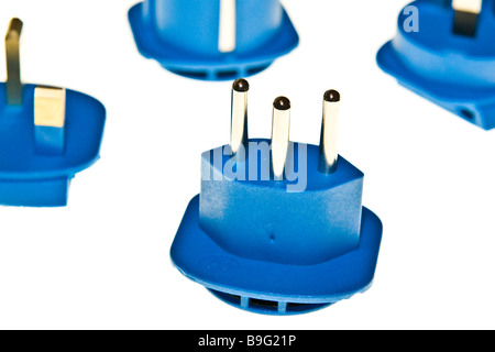 elektronischer Geräte internationale Stecker mehrere Power Adapter Strom Stockfoto