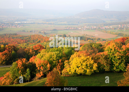 Autumnscene in Upperfrankonia Bayern Deutschland Stockfoto