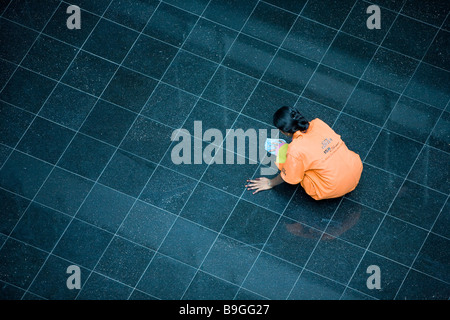 Indien Hyderabad Banjara Hills wohlhabenden Bezirk Einkaufszentrum Stockfoto