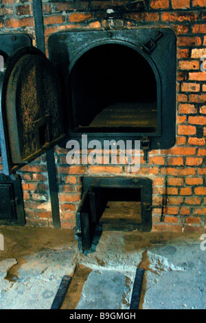 Ofen bei Auschwitz Krematorium Oświęcim in Polen Stockfoto