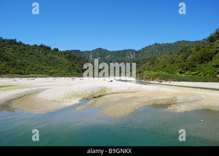 Fox River, Paparoa National Park, West Coast, Südinsel, Neuseeland Stockfoto