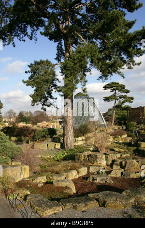 Die neue Alpine House und alpinen Steingarten, Royal Botanical Gardens, Kew, London Stockfoto