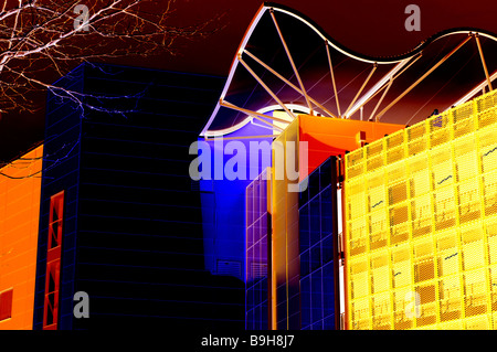 Abstrakte, West Quay, neue Ikea, Southampton, Hampshire, England, UK, GB. Stockfoto