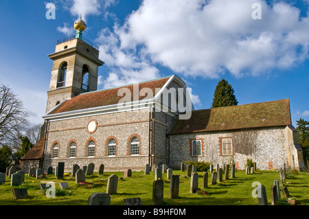 St.-Laurentius Kirche in West Wycombe in Buckinghamshire Stockfoto