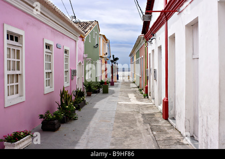 Kleine Straße in Porto Seguro Bahia Brasilien Südamerika Stockfoto