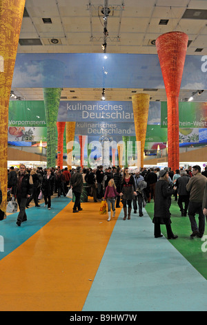 Ausstellungshalle eine Landwirtschaftsmesse genannt "Gruene Woche" in Berlin, Deutschland, Europa Stockfoto