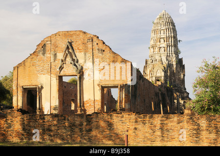 Wat Ratchaburana Tempel im Tempel von der Unesco World Heritage Site, Ayutthaya, Thailand, Asien Stockfoto