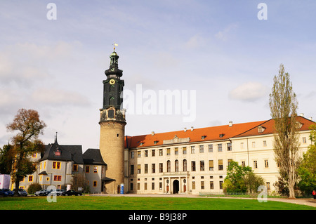 Stadtschloss Weimar, UNESCO-Weltkulturerbe, Thüringen, Deutschland Stockfoto