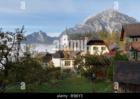 Puergg und Mt Grimming, Steiermark, Austria, Europe Stockfoto