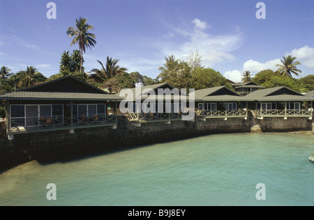 Ozeanien Melanesien Papua New Guinea Madang Küste Madang-Resort-Over-Water-Lodges Inselstaat Nordküste Stockfoto