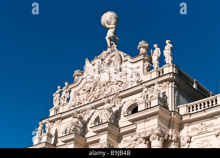 Schloss Linderhof, Königspalast, Nahaufnahme, Graswangtal Valley, Oberammergau, Bayern, Deutschland, Europa Stockfoto