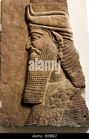 Abschnitt von einem Fries der antiken Parthenon-Skulpturen (Elgin Marbles) von der Akropolis in Athen, Stockfoto