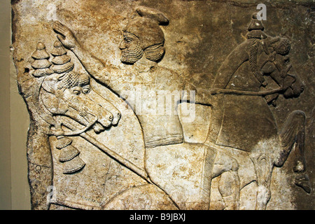 Abschnitt von einem Fries der antiken Parthenon-Skulpturen (Elgin Marbles) von der Akropolis in Athen, Stockfoto