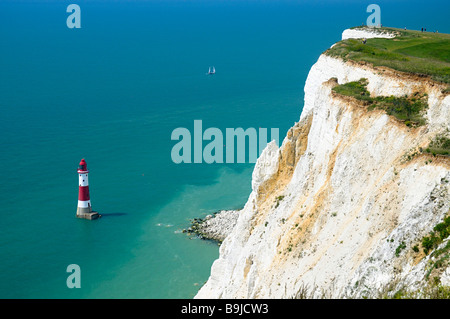 Beachy Head Lighthouse, East Sussex, England, Großbritannien, Europa Stockfoto