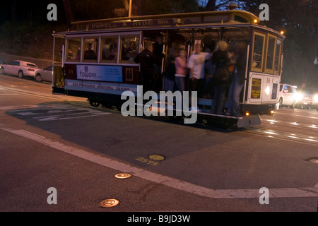 Seilbahn, San Francisco, Kalifornien, USA, Nordamerika Stockfoto