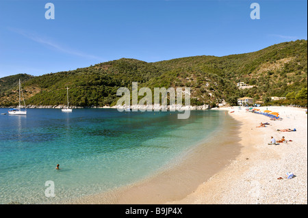 Poros Strand, Lefkada, Griechenland Stockfoto