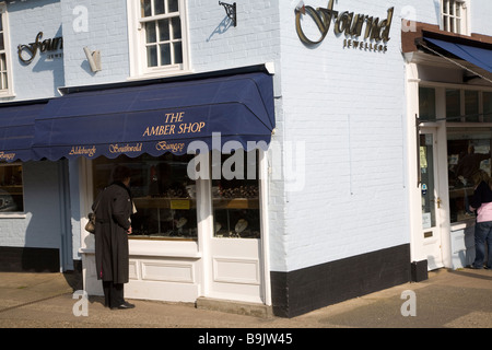 Der Bernstein Shop Aldeburgh Suffolk England Stockfoto