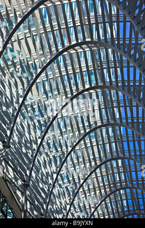 Innere des Brookfield Place in der Innenstadt von Toronto Ontario Kanada Stockfoto