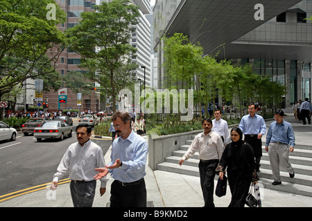 Das zentrale Geschäftsviertel, Singapur Stockfoto