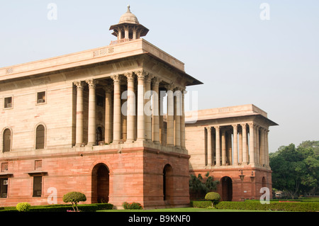 Nord Block der indischen Regierung Gebäude Raisina Hill Delhi Indien Stockfoto