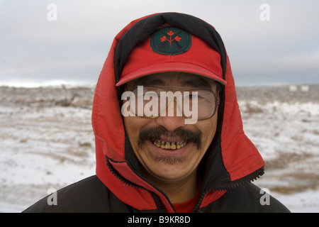 Kanadische Ranger auf Übung, Porträt, kanadische Arktis, Kanada Stockfoto