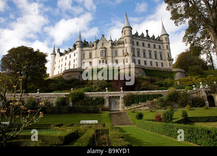 Dunrobbin schloss Sutherland schottischen Highlands Stockfoto