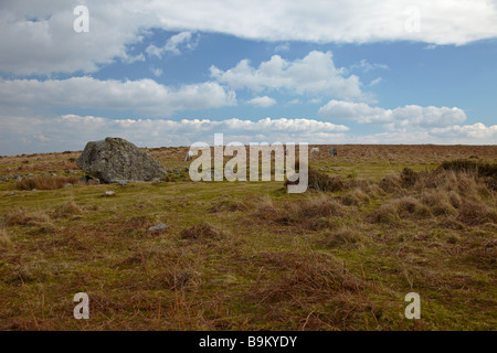 Arthurs Stone auf Cefn Bryn, Gower, Süd-Wales, UK. Arthurs Stone ist eine neolithische Grabkammer oder ein Cromlech Stockfoto