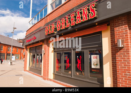 Alten Orleans Restaurant & Bar am Flussufer Komplex in Norwich, Norfolk, Großbritannien Stockfoto