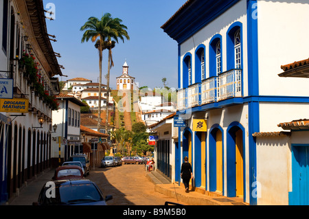 Brasilien, Minas Gerais state, Käsesorte, Capela de Santa Rita (Gold-Route, Estrada Real) Stockfoto