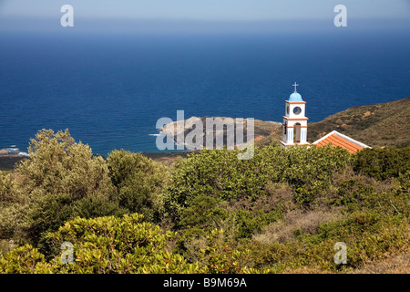 Kirche in der Nähe von Platanos in Kreta, Griechenland Stockfoto