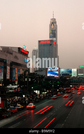 Panorama mit dem Baijoke Tower 2, Bangkok, Thailand Stockfoto