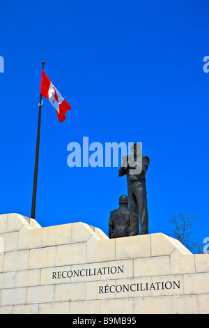 Versöhnung Friedenssicherung Denkmal in der Stadt von Ottawa Ontario Kanada Stockfoto