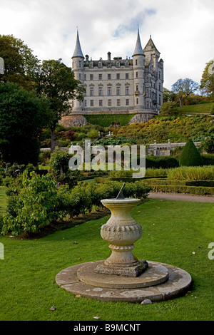 Dunrobbin schloss Sutherland schottischen Highlands Stockfoto