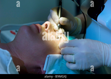 Chirurgie für Presbyopie, Berlin, Deutschland Stockfoto