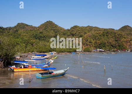 Malaysia, Kedah Zustand, Andamanensee, Langkawi Insel, Peranak, Fischerdorf Stockfoto