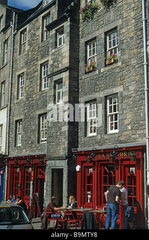Edinburgh, The Last Drop, Gastwirtschaft in Grassmarket. Stockfoto