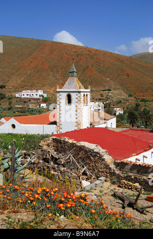 Die Kirche Santa Maria de Betancuria, Betancuria, Betancuria Gemeinde, Fuerteventura, Kanarische Inseln, Spanien Stockfoto