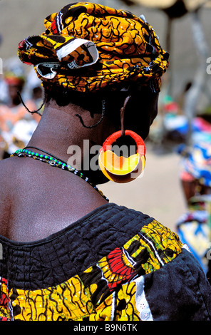 Mali, Mopti Region und Djenne, klassifiziert als Weltkulturerbe der UNESCO, Montag Markt Stockfoto
