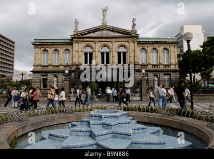 Nationaltheater, San Jose, Costa Rica Stockfoto