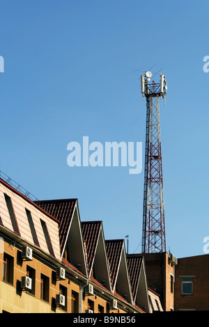 Mobilfunk-Antenne. Stockfoto