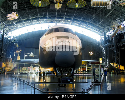 Space Shuttle "Enterprise" OV-101. Der erste Space Shuttle Orbiter, "Enterprise" ist ein Full-Scale Testfahrzeug auf dem Display an der th Stockfoto