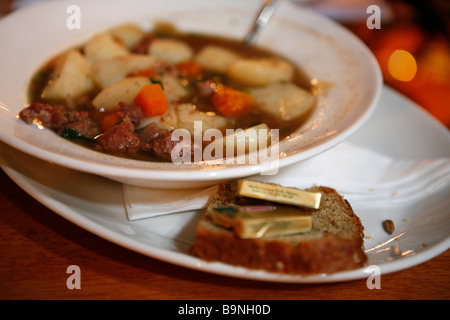 Irish Stew, Restaurant in Belfast. Stockfoto