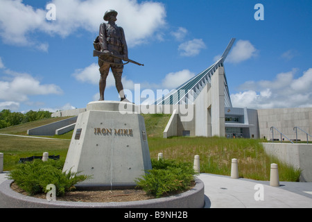 Iron Mike Statue am Eingang in das Nationalmuseum der Marine Corps in Quantico VA Stockfoto